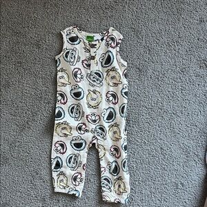 Sesame Street Multicolor Character Baby Outfit